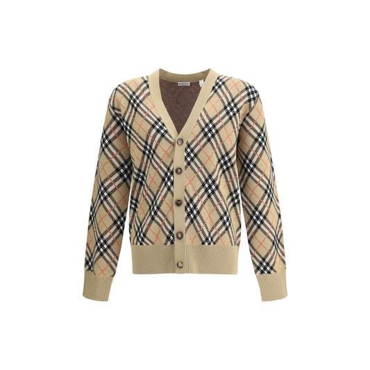 Burberry Archive Check Wool Cardigan