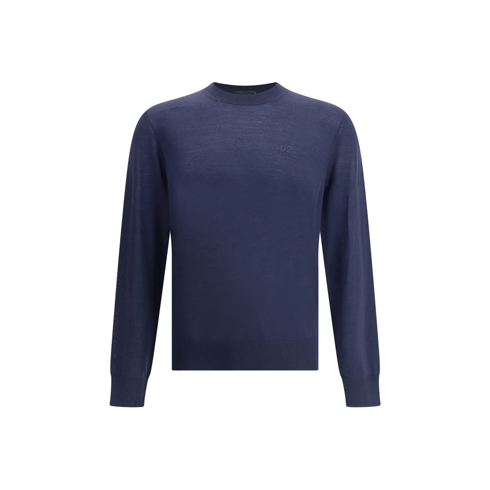Dsquared² Virgin Wool Sweater - Bold Luxury Redefined