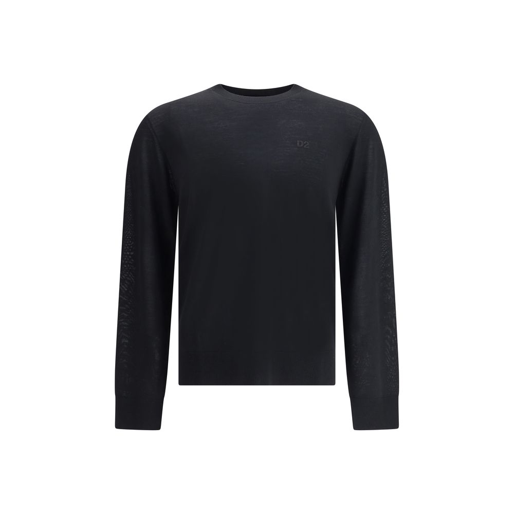 Dsquared² Virgin Wool Sweater: Statement Knitwear Redefined