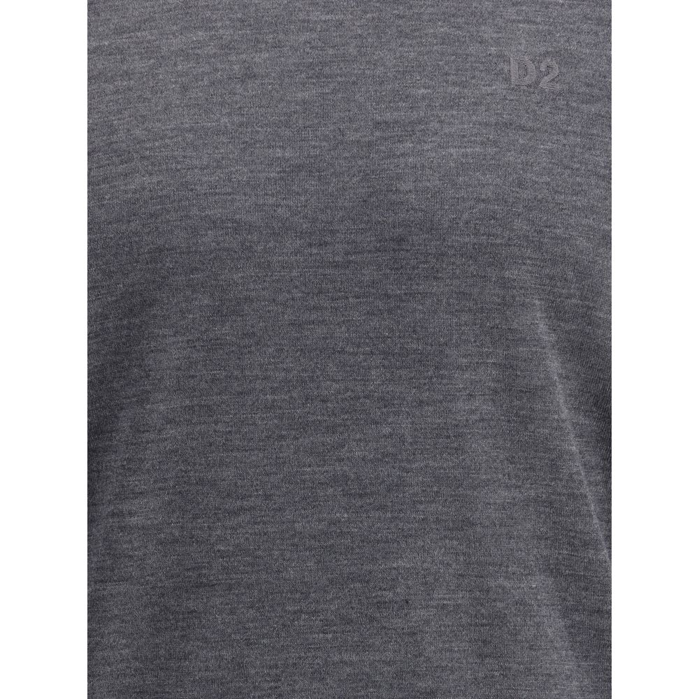Dsquared² Virgin Wool Sweater: A Luxe Statement Piece