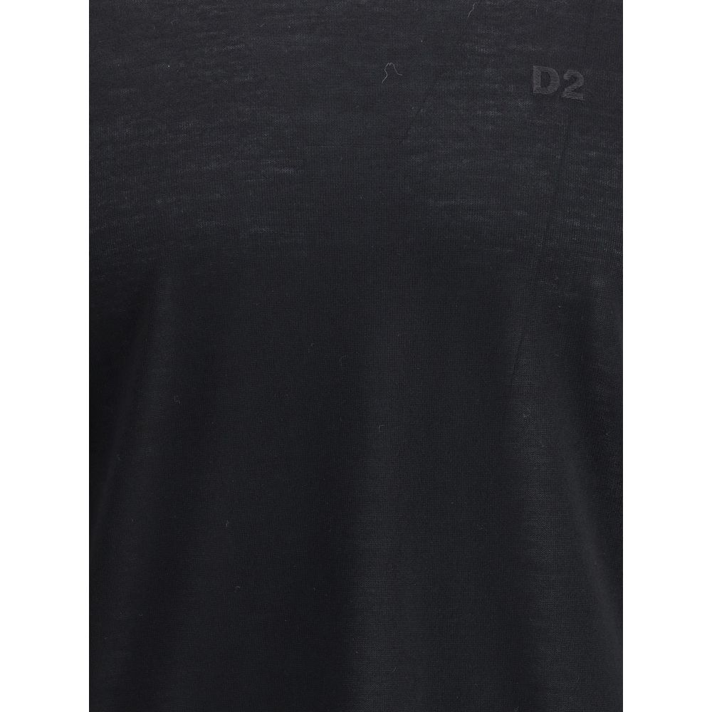 Dsquared² Virgin Wool Sweater: Statement Knitwear Redefined