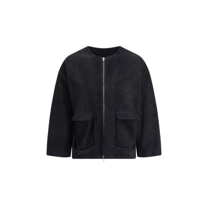 Salvatore Santoro Black Suede Leather Jacket