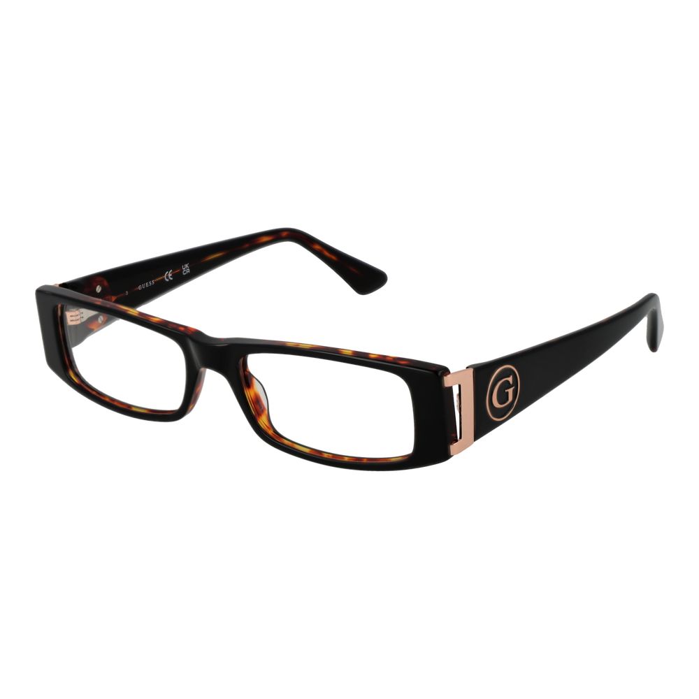 Guess Women’s Optical Glasses – Black Rectangle Frame, 52mm