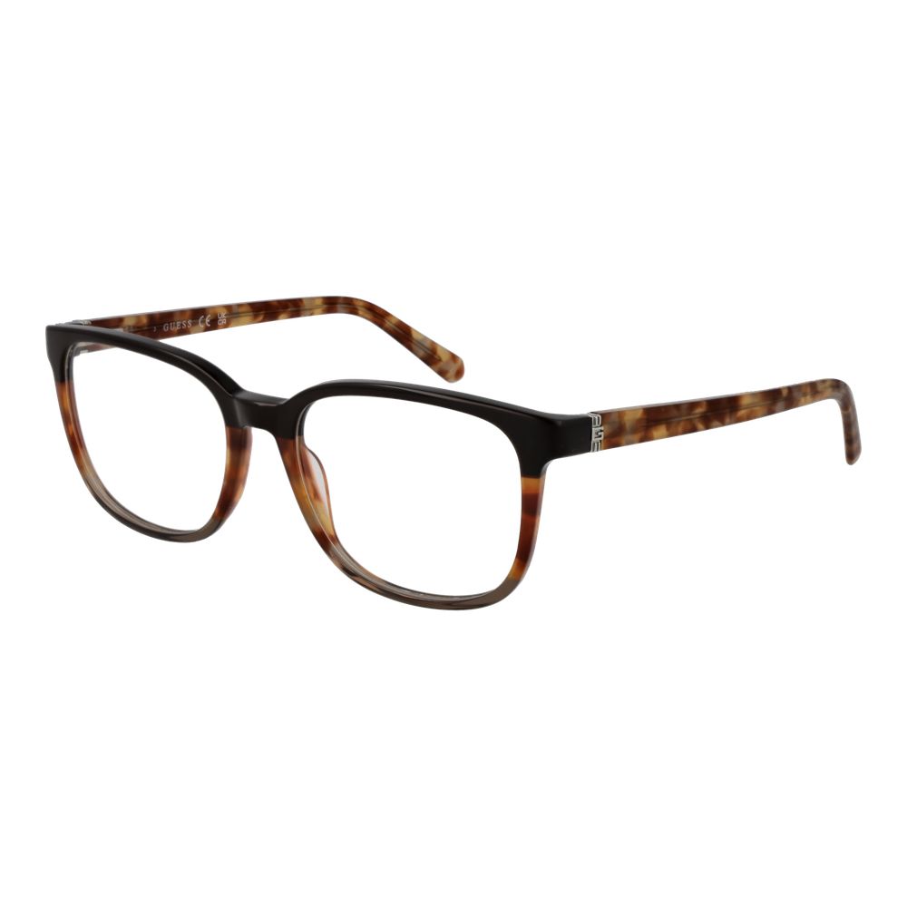 Guess Men’s Multicolor Optical Frames – Square Full-Rim Style