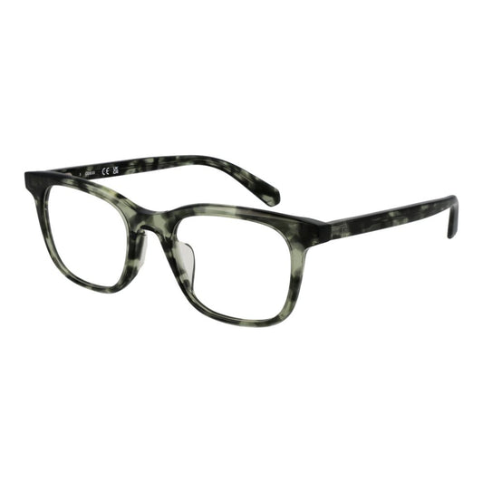Guess Green Men’s Optical Glasses – Square Full-Rim Frame, 50mm
