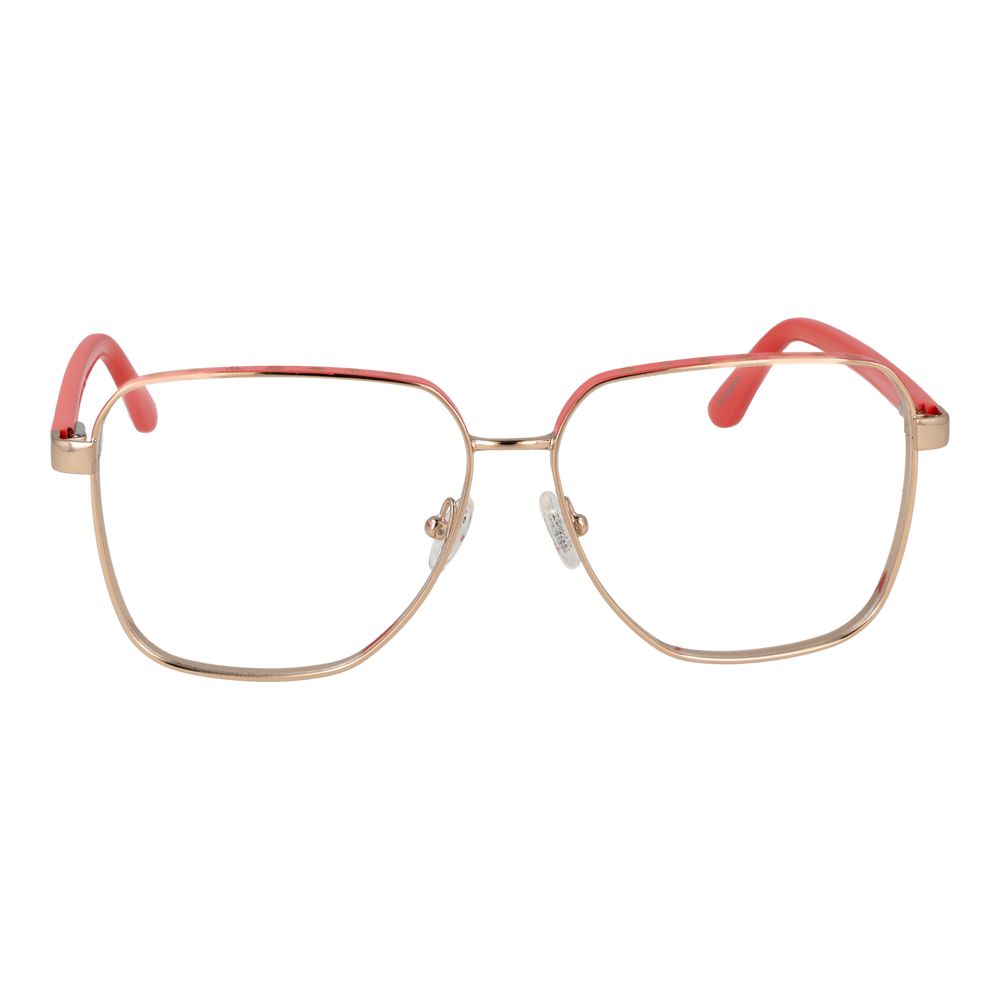 Guess Women’s Optical Frames – Gold Square Full-Rim