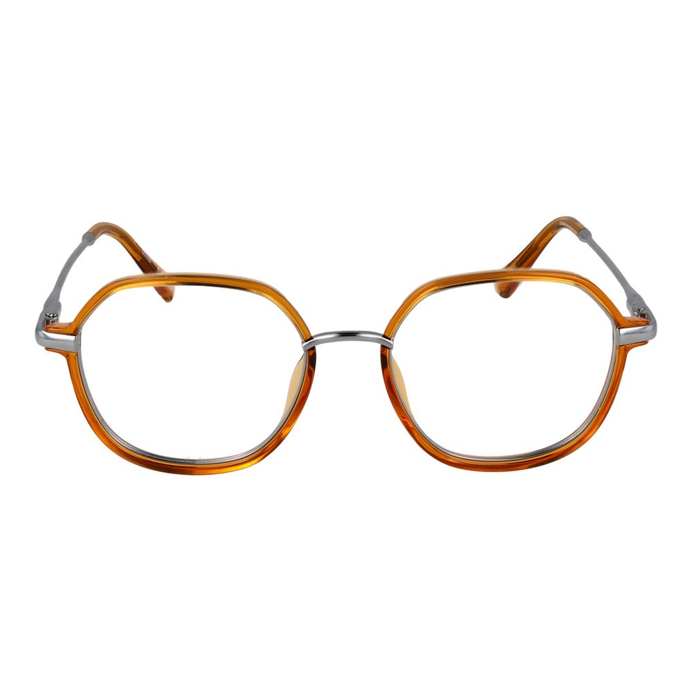 Guess Men’s Optical Glasses – Orange Round Frame, 50mm