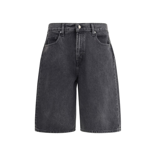 7FOR Denim Caviar Shorts - Modern Wide-Leg Style