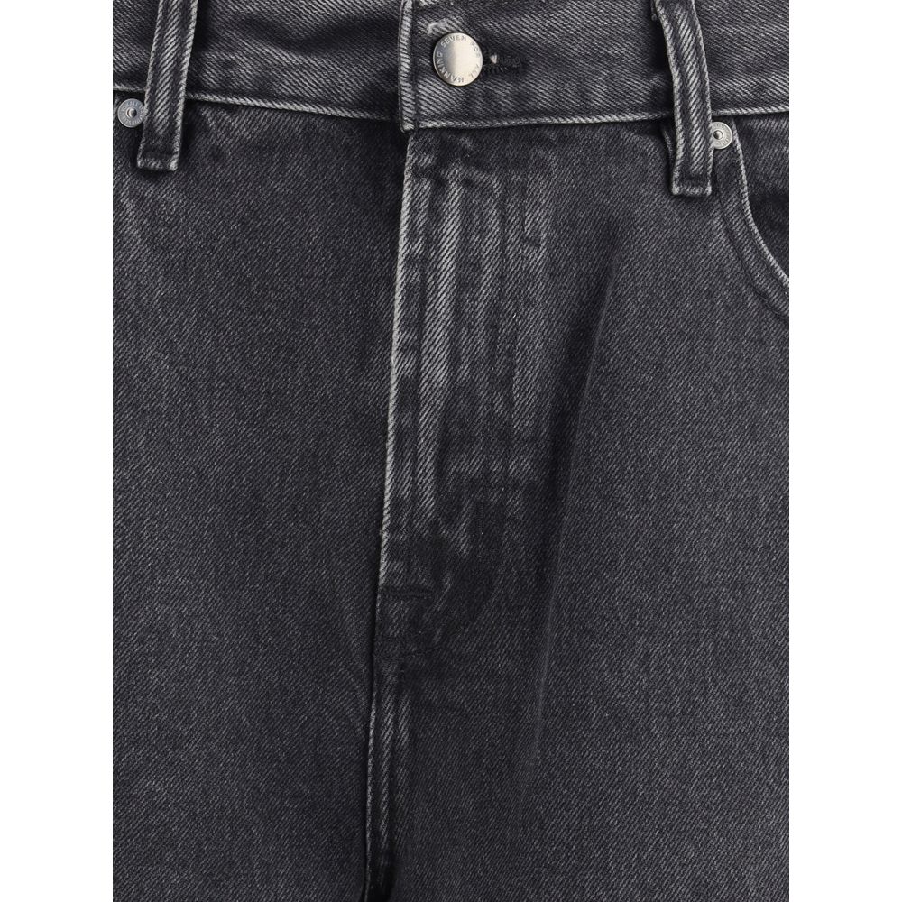 7FOR Denim Caviar Shorts - Modern Wide-Leg Style