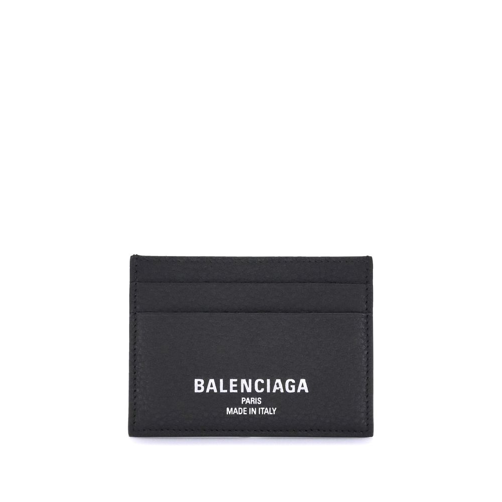 Balenciaga Leather Card Holder - Minimalist Elegance Redefined