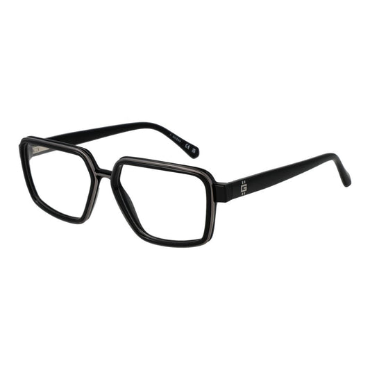 Guess Black Men’s Optical Frames – Stylish Rectangle Design