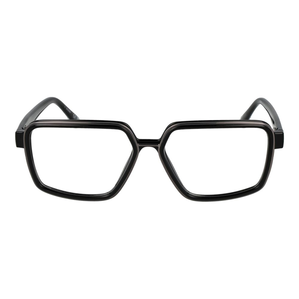 Guess Black Men’s Optical Frames – Stylish Rectangle Design
