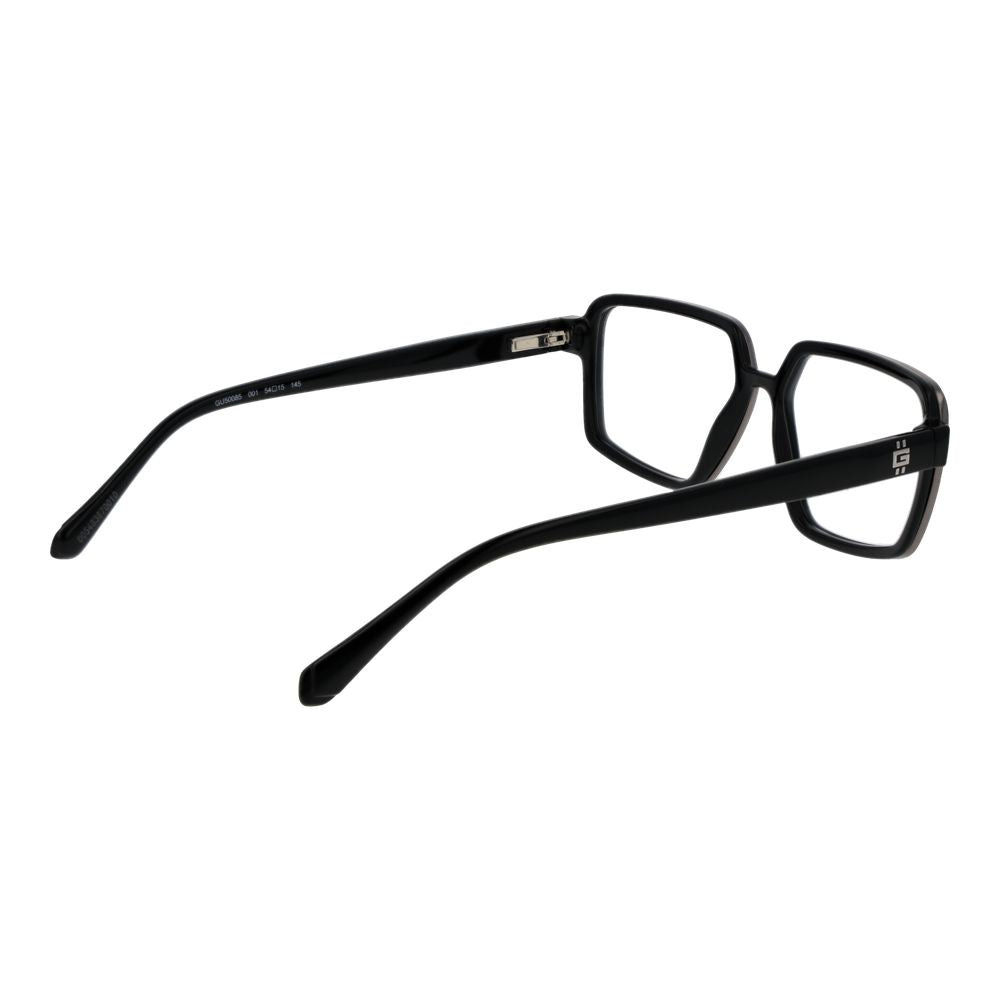 Guess Black Men’s Optical Frames – Stylish Rectangle Design
