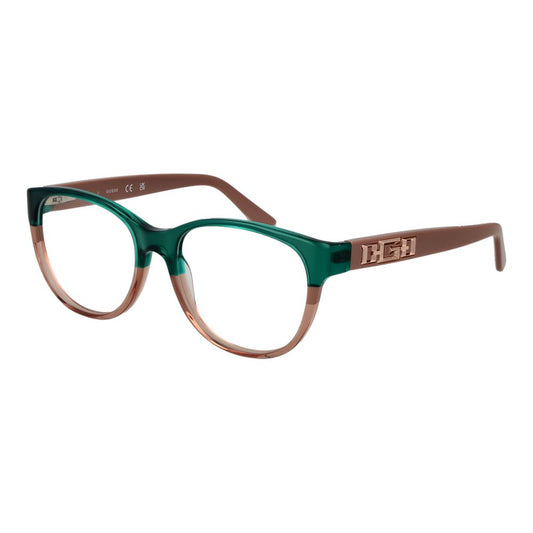Guess Women’s Optical Frames – Green Round Full-Rim, 53mm