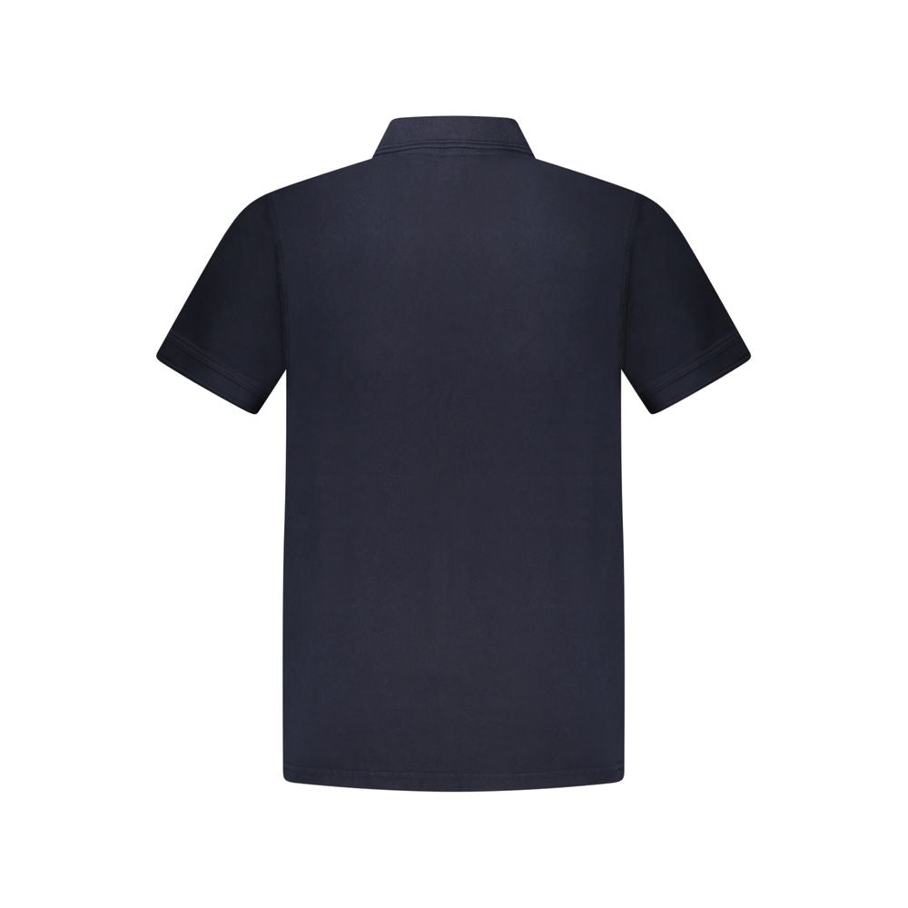 Hugo Boss Blue Cotton Polo Shirt - Classic Comfort Meets Modern Style