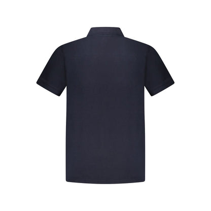 Hugo Boss Blue Cotton Polo Shirt - Classic Comfort Meets Modern Style