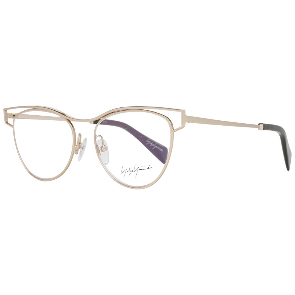 Yohji Yamamoto Women’s Optical Glasses – Gold Butterfly Frame