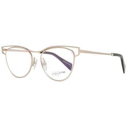 Yohji Yamamoto Women’s Optical Glasses – Gold Butterfly Frame