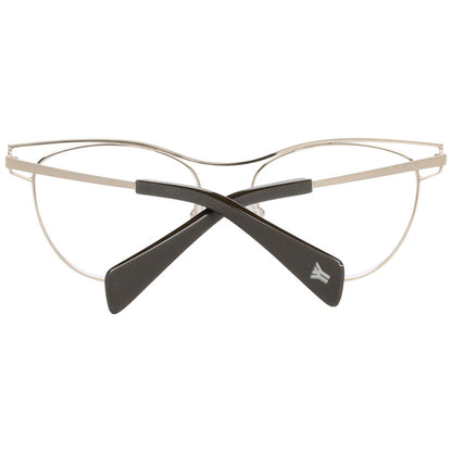 Yohji Yamamoto Women’s Optical Glasses – Gold Butterfly Frame