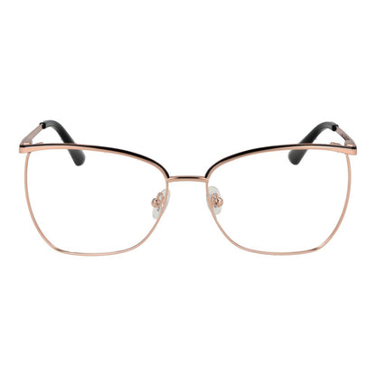 Guess Women’s Optical Glasses – Rose Gold Cat Eye Frame, 55mm