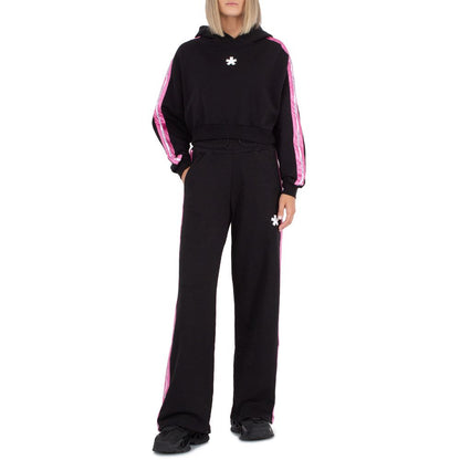 Comme Des Fuckdown Black Cotton Palazzo Tracksuit Bottoms