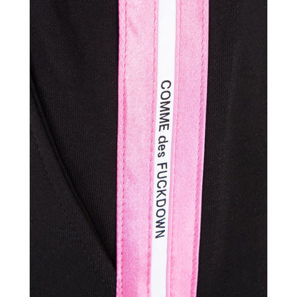 Comme Des Fuckdown Black Cotton Palazzo Tracksuit Bottoms