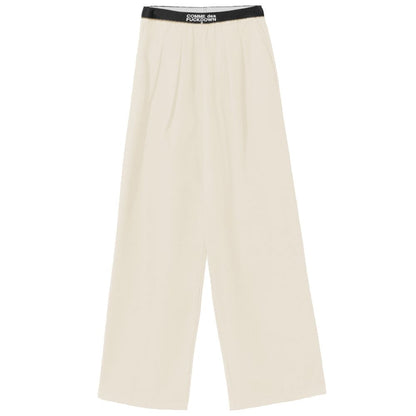 Comme Des Fuckdown Beige Polyester Palazzo Tracksuit Bottoms