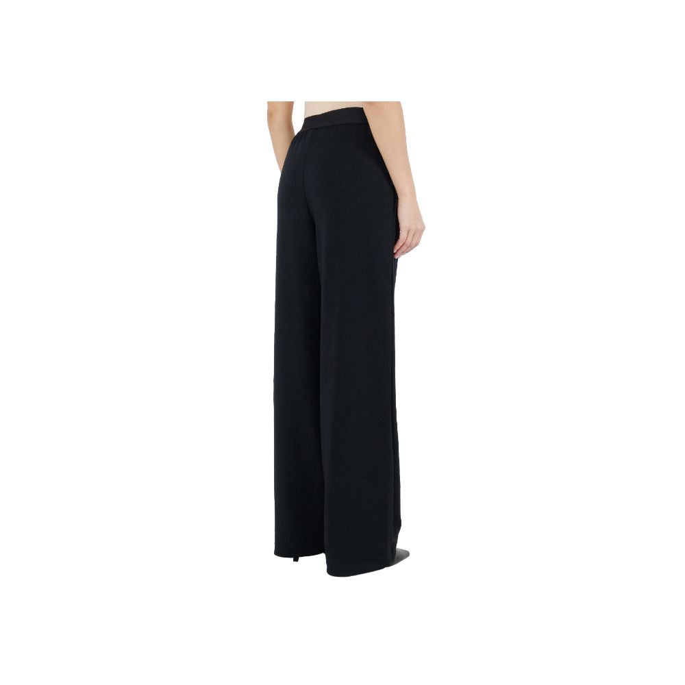 Comme Des Fuckdown Black Wide Leg Joggers
