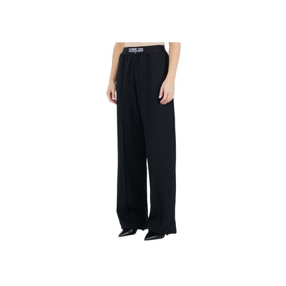 Comme Des Fuckdown Black Wide Leg Joggers