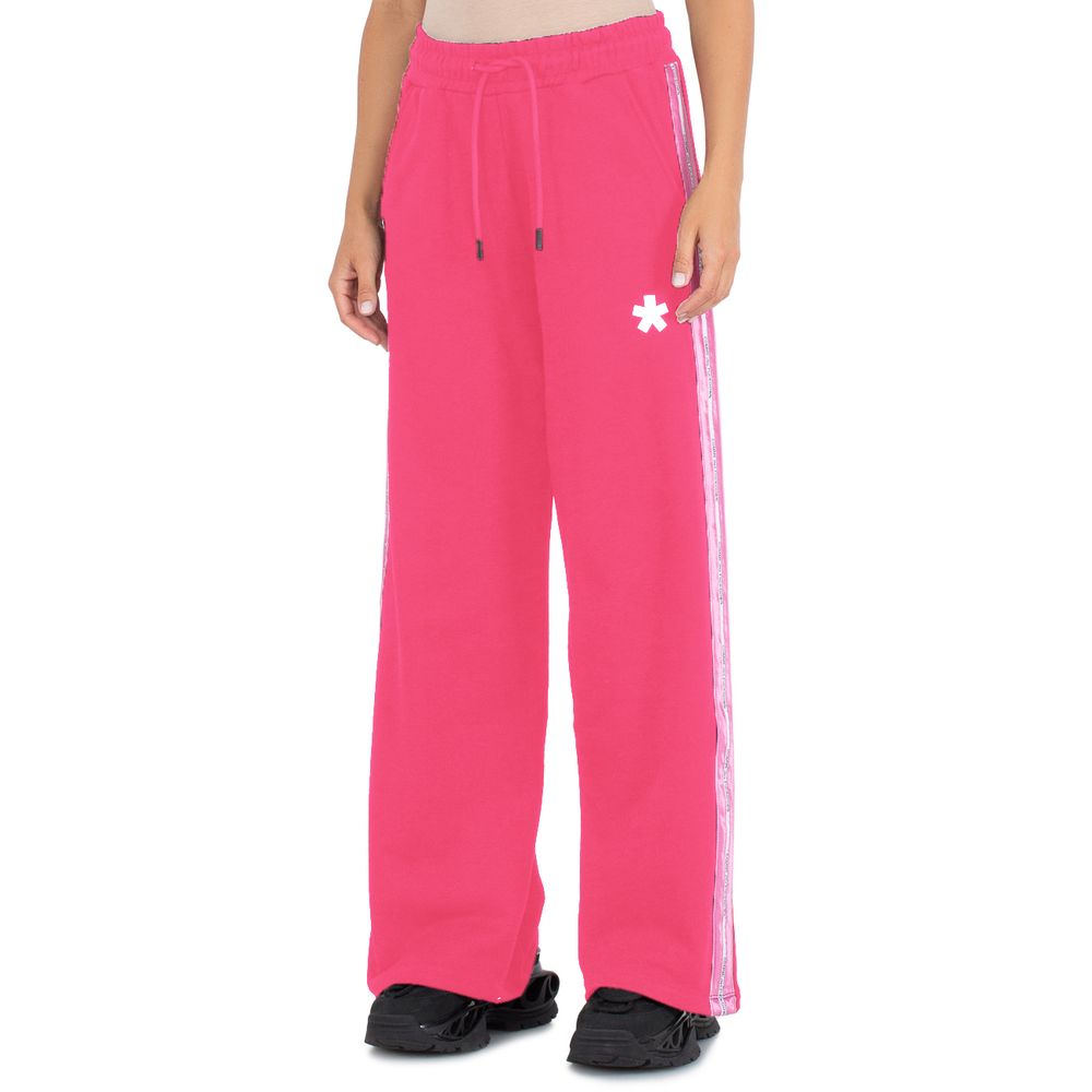 Comme Des Fuckdown Pink Cotton Wide Leg Sweatpants