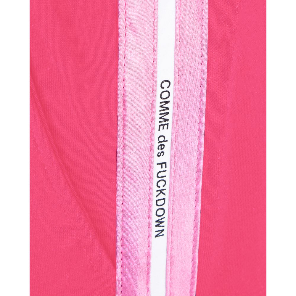Comme Des Fuckdown Pink Cotton Wide Leg Sweatpants
