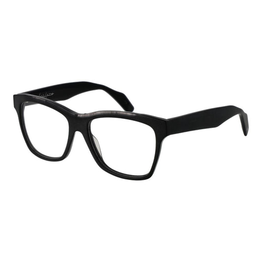 Yohji Yamamoto Unisex Optical Frames – Black Rectangle Frame