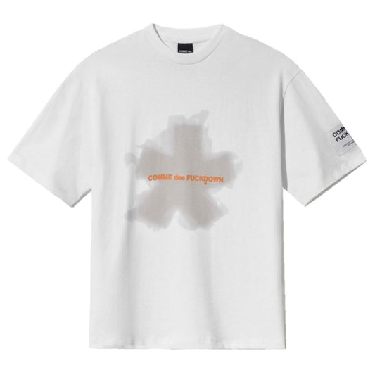 Comme Des Fuckdown White Cotton T-Shirt – Bold & Irreverent Fashion Statement