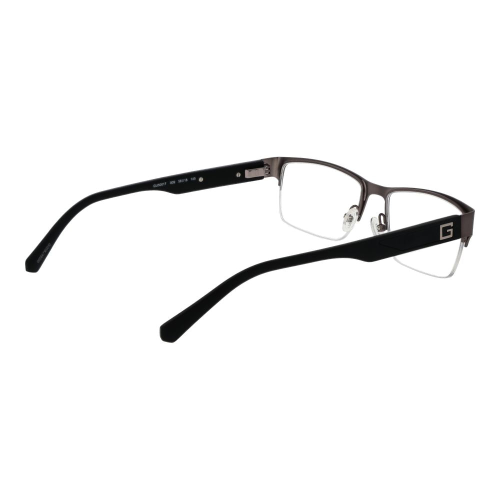Guess Men’s Optical Glasses – Brown Half-Rim Frame, 56mm
