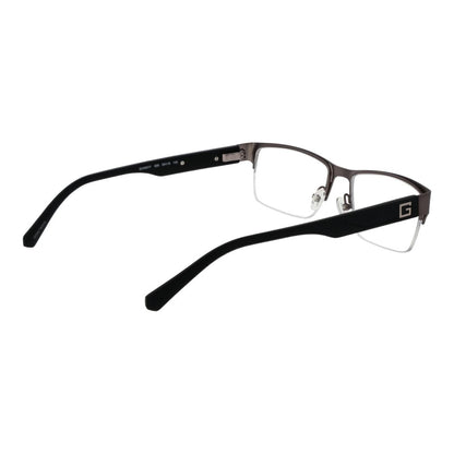 Guess Men’s Optical Glasses – Brown Half-Rim Frame, 56mm