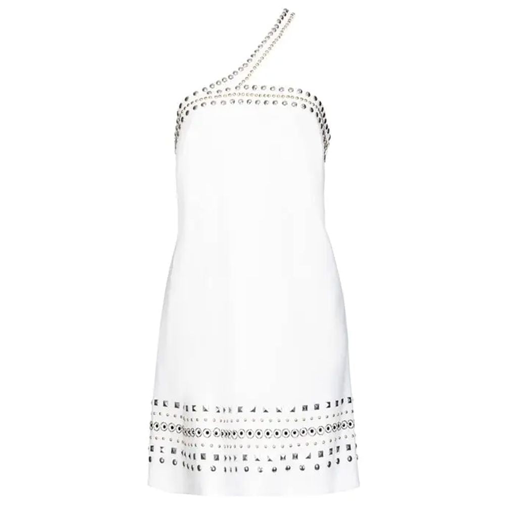 PINKO White Polyester Statement Dress