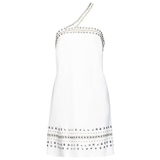 PINKO White Polyester Statement Dress