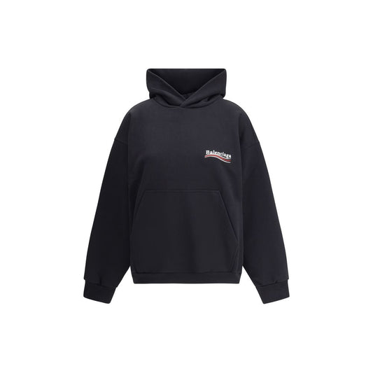 Balenciaga Logoed Hoodie - Bold Oversized Streetwear