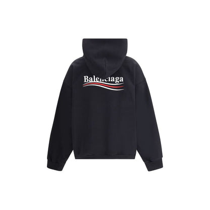 Balenciaga Logoed Hoodie - Bold Oversized Streetwear