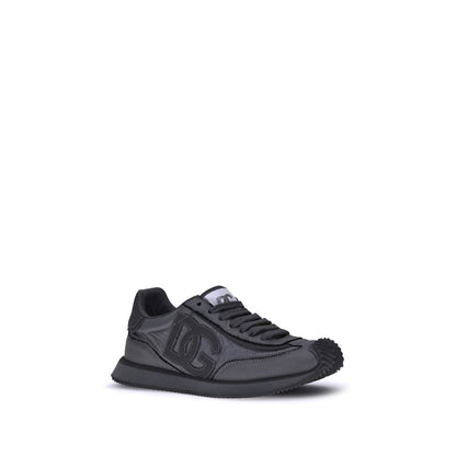 Dolce & Gabbana Black DG Cushioned Sneakers
