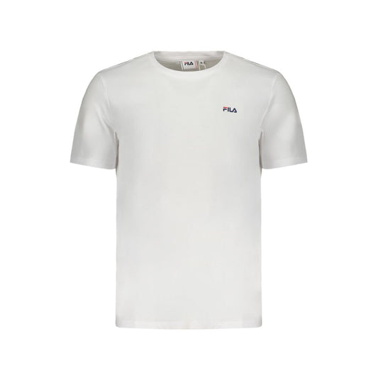 Fila White Cotton T-Shirt - Short Sleeve Bi-Pack
