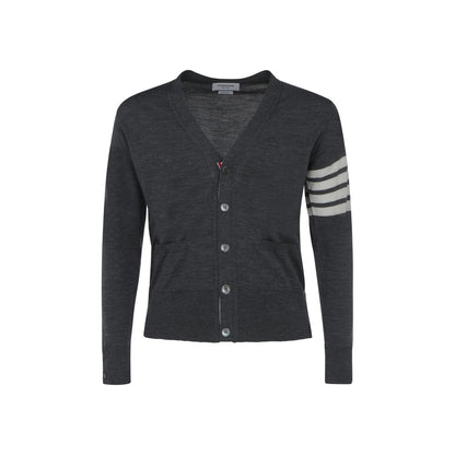 Thom Browne Fleece Wool Cardigan