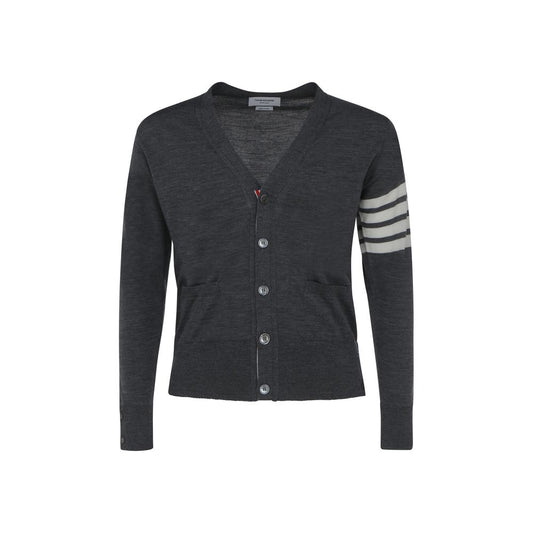 Thom Browne Fleece Wool Cardigan