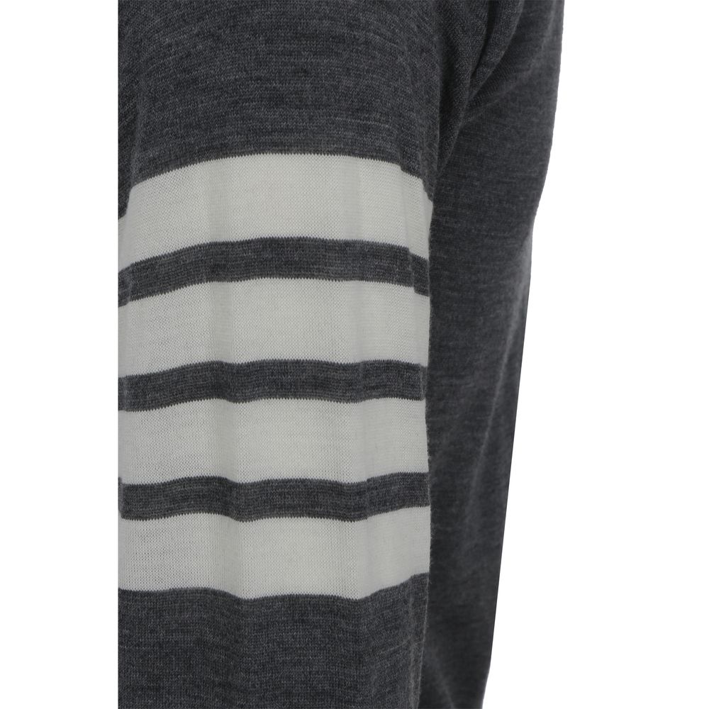 Thom Browne Fleece Wool Cardigan
