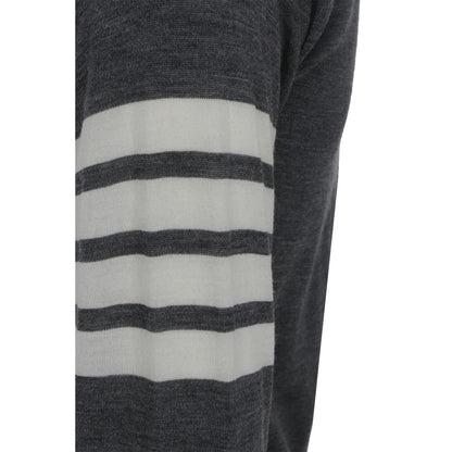 Thom Browne Fleece Wool Cardigan