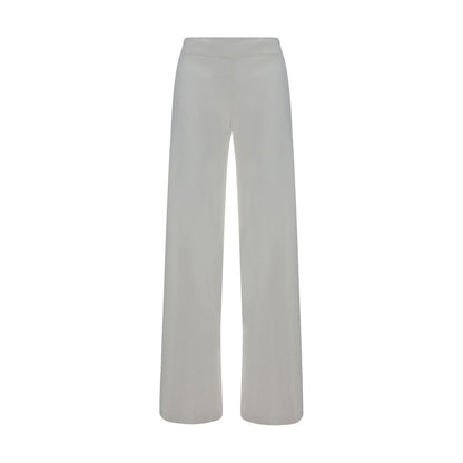 Avenue Montaigne Linen Pants in Monochrome Pattern
