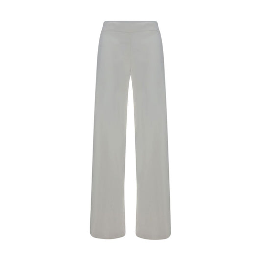 Avenue Montaigne Linen Pants in Monochrome Pattern