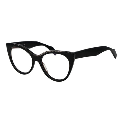 Yohji Yamamoto Women’s Optical Glasses – Black Cat Eye Frame, 54mm