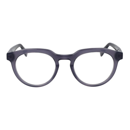 Guess Men's Optical Frames – Grey Round Full-Rim, 49mm