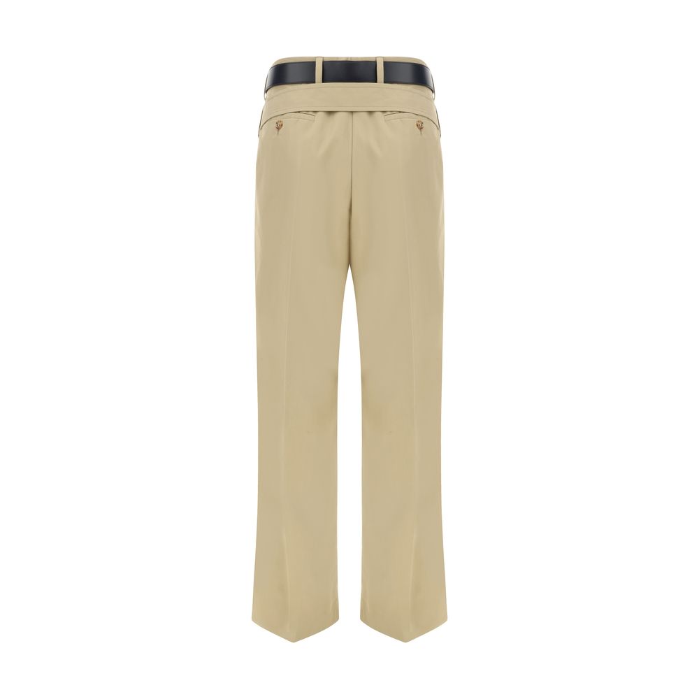 Prada Cotton Front Closure Pants
